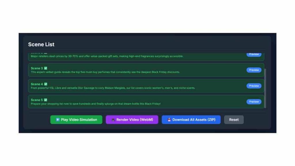 AI Video Studio Outcome