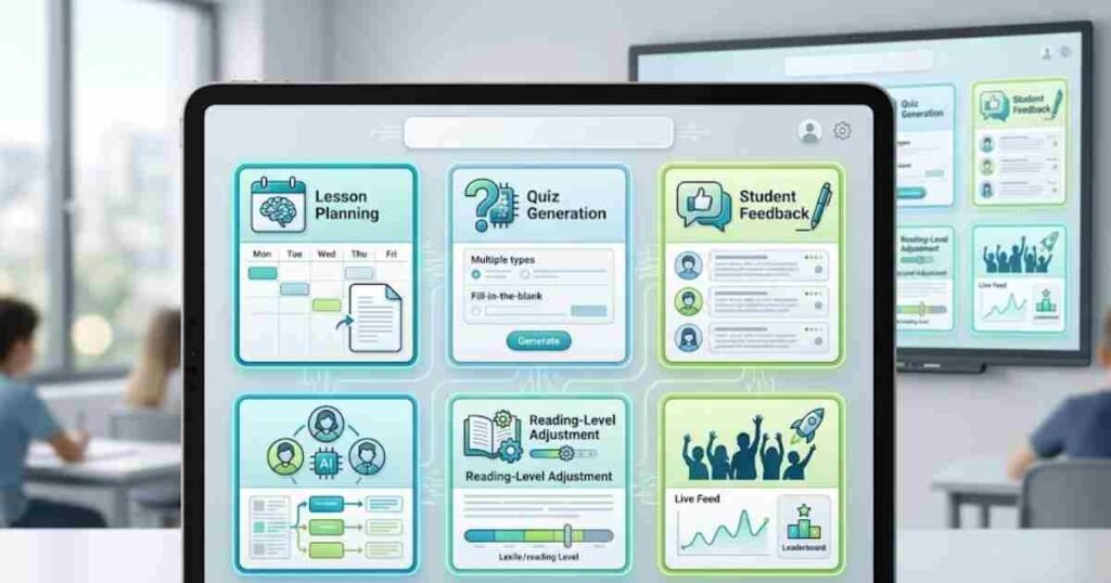 Comparison of the best free AI tools for teachers in 2026