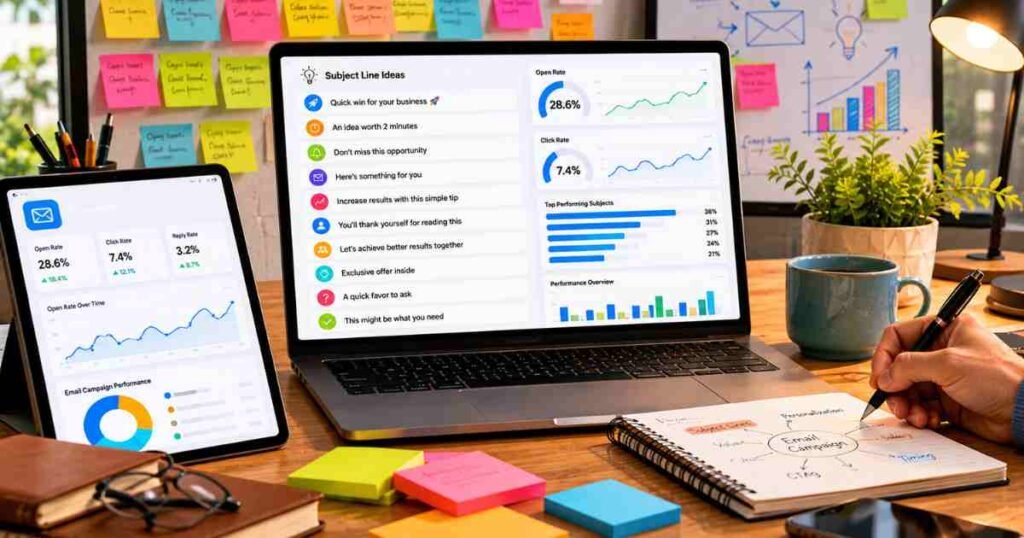 AI-generated email subject lines and email marketing optimisation