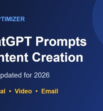 Cover graphic listing 30 ChatGPT prompts for content creation across blogs, social media, video and email for 2026